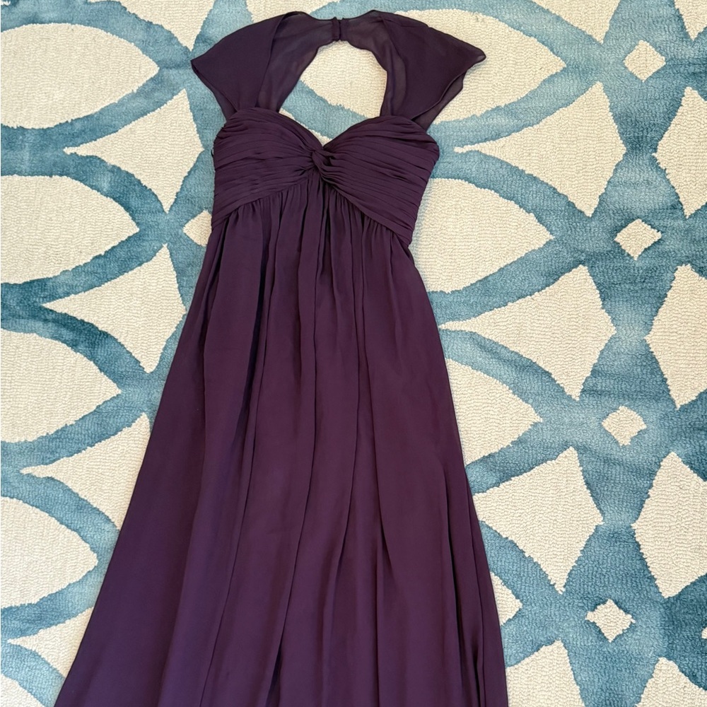 Watters & Watters Purple Evening Gown - Size 0
